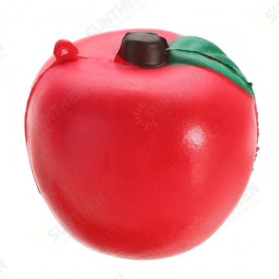 Squishy Red Apple 7cm Soft Slow Rising Fruit Collection Decor Gift Toy