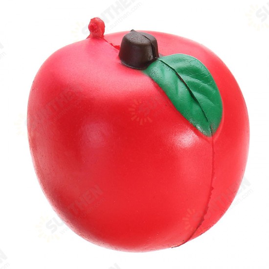 Squishy Red Apple 7cm Soft Slow Rising Fruit Collection Decor Gift Toy