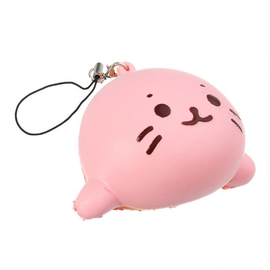 Squishy Seals Slow Rising 7cm Cute Soft Squishy With Chain Kid Toy