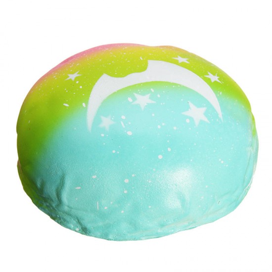 Squishy Starry Night Star Moon Bun Bread 9cm Gift Soft Slow Rising With Packaging Decor Toy