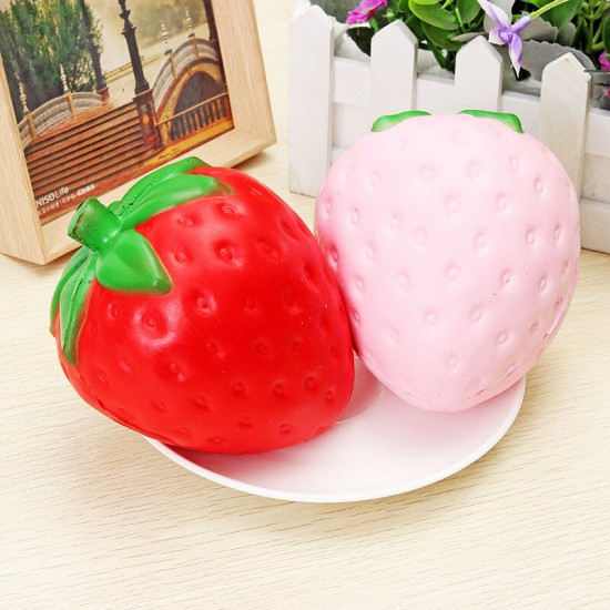 Squishy Strawberry Jumbo 11.5cm Slow Rising Soft Fruit Collection Gift Decor Toy