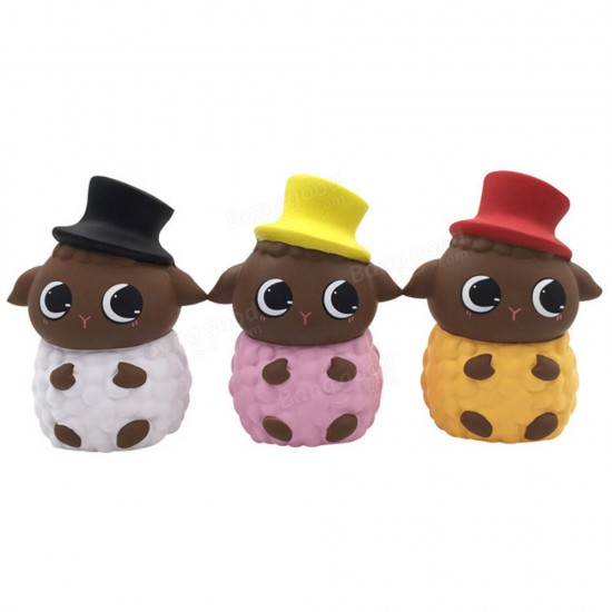 Hat Sheep Lamb Squishy 15*11*8.5CM Licensed Slow Rising With Packaging Collection Gift