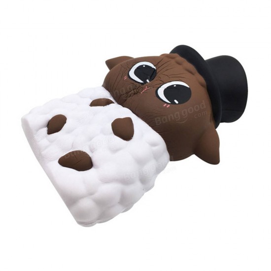 Hat Sheep Lamb Squishy 15*11*8.5CM Licensed Slow Rising With Packaging Collection Gift