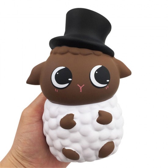 Hat Sheep Lamb Squishy 15*11*8.5CM Licensed Slow Rising With Packaging Collection Gift