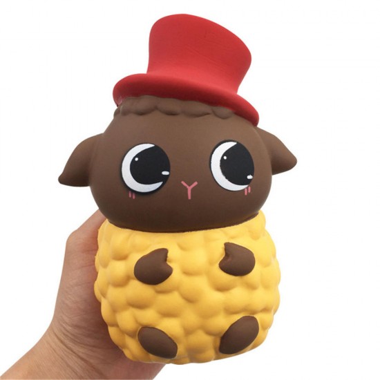 Hat Sheep Lamb Squishy 15*11*8.5CM Licensed Slow Rising With Packaging Collection Gift