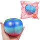 Star Color Peach Squishy 10*10*11cm Super Slow Rising Cream Scented Original Package Phone Strap