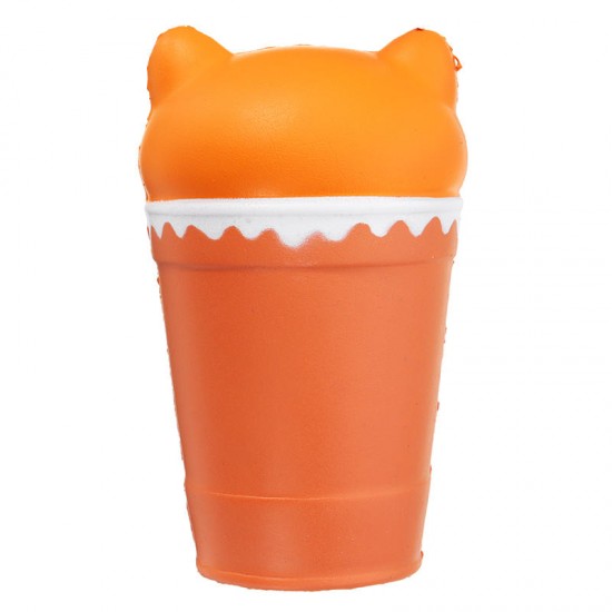 Sunny Squishy Cat Coffee Cup 13.5*8.5CM Slow Rising Soft Animal Toy Gift With Packing