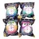 Owl Clock Squishy 12*10.5*9CM Soft Slow Rising With Packaging Collection Gift Toy