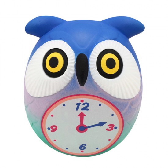 Owl Clock Squishy 12*10.5*9CM Soft Slow Rising With Packaging Collection Gift Toy