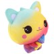 Squishy Jumbo Kitten Holding Ice Cream 15CM Licensed Slow Rising With Packaging Collection Gift Toy