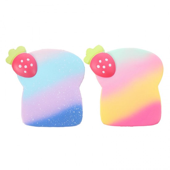 Squishy Marshmallow Toast Bread 10*12*4cm Slow Rising With Packaging Collection Gift Soft Toy