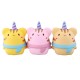 Squishy 3Pcs Kawaii Unicorn Animal Slow Rising Rebound Toys With Packaging