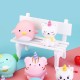 Squishy 3Pcs Kawaii Unicorn Animal Slow Rising Rebound Toys With Packaging