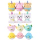 Squishy 3Pcs Kawaii Unicorn Animal Slow Rising Rebound Toys With Packaging