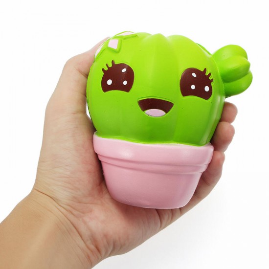 Squishy Cactus Plant 11cm Soft Slow Rising With Packaging Collection Gift Decor Toy