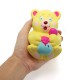 Squishy Strawberry Bear Holding Honey Pot 12cm Slow Rising With Packaging Collection Gift Toy