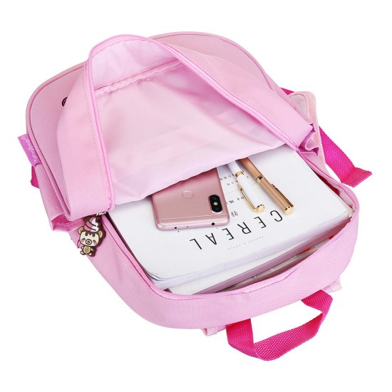 Squishy Pink Schoolbag With Limited Squishy