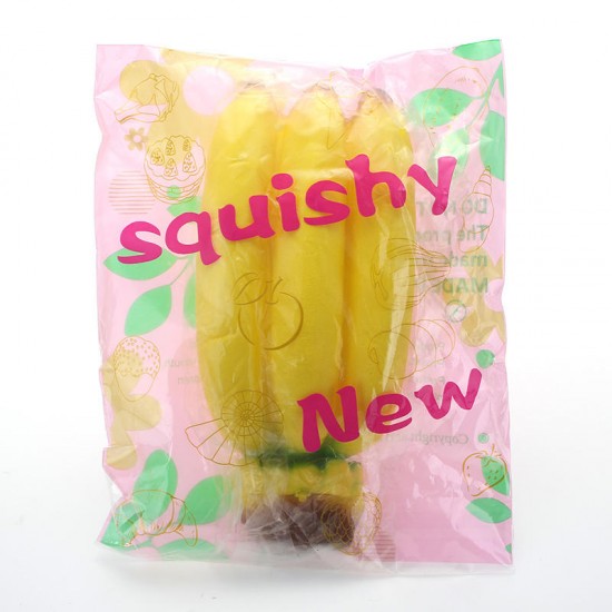 Squishy Banana Jumbo 20cm Soft Sweet Slow Rising With Packaging Fruit Collection Gift Decor