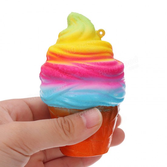 Squishy Ice Cream 10cm Slow Rising With Packaging Phone Bag Strap Decor Gift Collection Toy