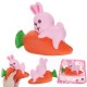 Squishy Rabbit Bunny Holding Carrot 13cm Slow Rising With Packaging Collection Gift Decor Toy