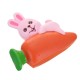 Squishy Rabbit Bunny Holding Carrot 13cm Slow Rising With Packaging Collection Gift Decor Toy