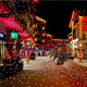 8W Snow Falling Moving Remote Control LED Projector Stage Light Christmas Outddor Garden Party Lamp