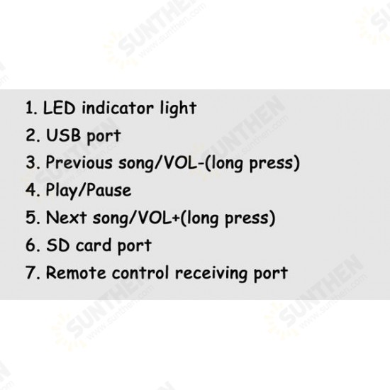 World Cup Rotating RGB LED Stage Light With Sound Mode MP3 Remote Controller U Disk