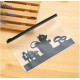 2018 stationery bag cute animal translucent matte paper bag zipper pencil Case