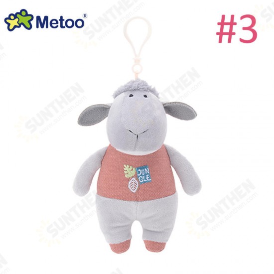 Horse Zebra Lamb Plush Doll Backpack Strap Accessories Key Chain Creative Gift