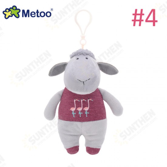 Horse Zebra Lamb Plush Doll Backpack Strap Accessories Key Chain Creative Gift