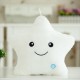 Smile Star LED Flash Light Stuffed Cushion Soft Cotton Plush Throw Pillow Decor Children Valentines Gift Toy