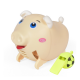 Whistle Pig Voice-activated Induction Electric Children's Toys Lighting Music Whistling Can Run