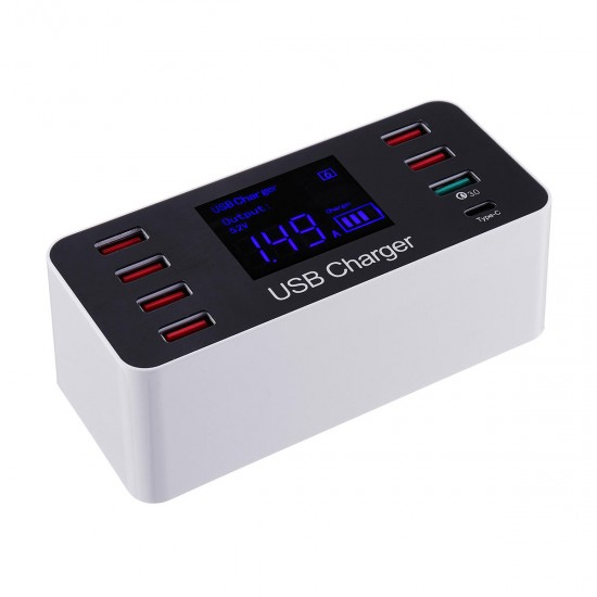 10/20/40 Ports Multi USB Intelligent Fast Charger Charging Station Travel Hub