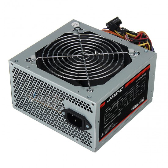 12V 550W Gaming PC Power Supply Unit Quiet Fan CPU ATX 4-Pin PCI-E SATA PC Computer