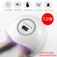 220V 72W Professional LED UV Quick Nail Dryer Gel Polish Lamp Light Curing Machine