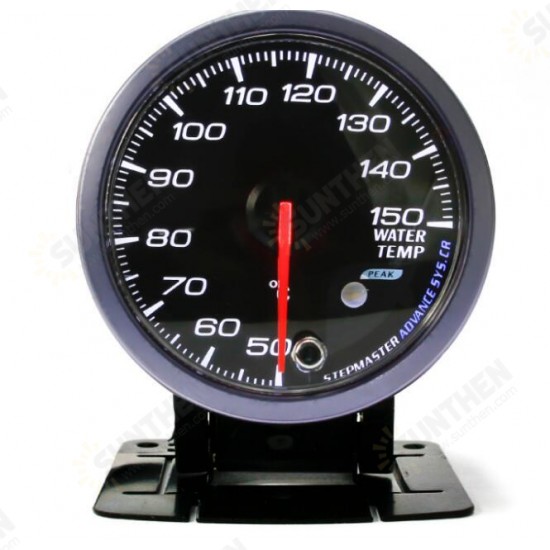 2.5 inch 60mm Step Motor Water Temp Temperature Gauge LED Pointer Meter Pod Holder