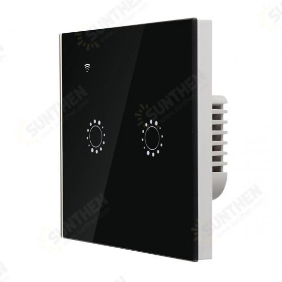 250V 10A 1/2/3 Gang Smart WiFi Light Touch Switch RF APP Remote Control Socket