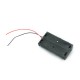 2X 1.5V AA Battery Holder Case Enclosed Box With Wires 10pcs