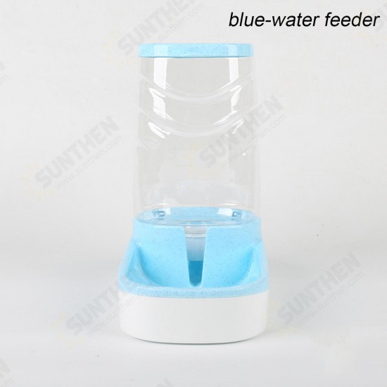 3.8L Large Automatic Pet Food Drink Dispenser Dog Cat Feeder Water Bowl Dish Pets Automatic Waterer Food Feeder Dispenser