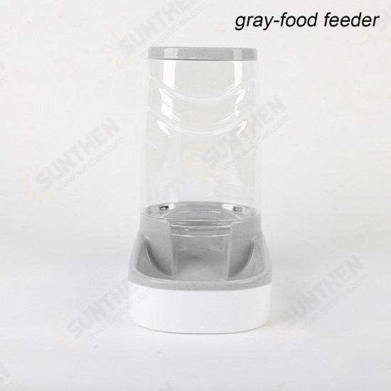 3.8L Large Automatic Pet Food Drink Dispenser Dog Cat Feeder Water Bowl Dish Pets Automatic Waterer Food Feeder Dispenser