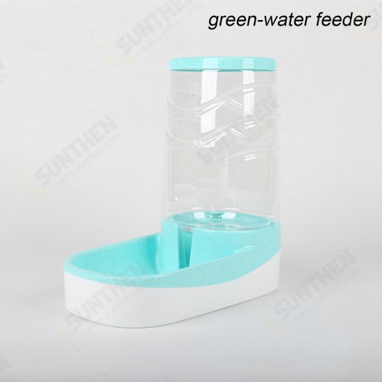 3.8L Large Automatic Pet Food Drink Dispenser Dog Cat Feeder Water Bowl Dish Pets Automatic Waterer Food Feeder Dispenser