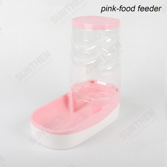 3.8L Large Automatic Pet Food Drink Dispenser Dog Cat Feeder Water Bowl Dish Pets Automatic Waterer Food Feeder Dispenser