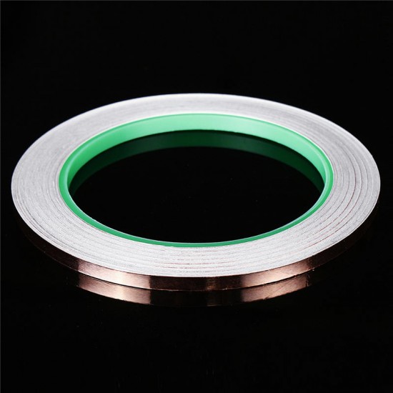 50M Copper Foil Tape Conductive Adhesive for EMI Shielding Heat Resist Tape