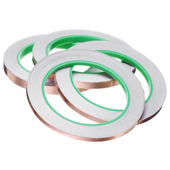 50M Copper Foil Tape Conductive Adhesive for EMI Shielding Heat Resist Tape