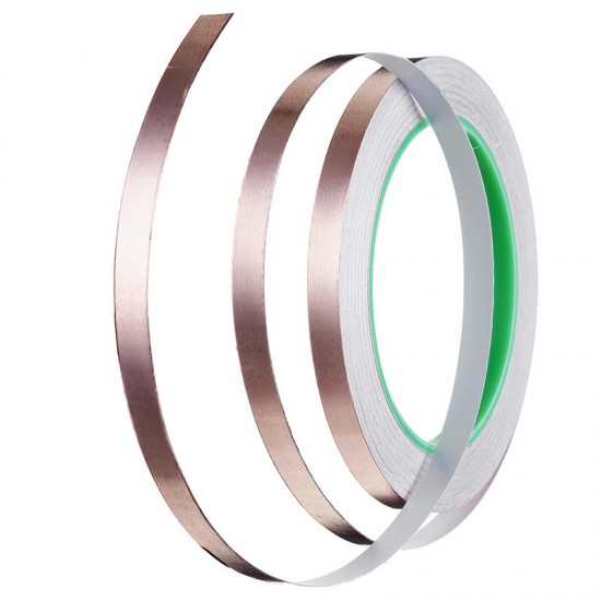 50M Copper Foil Tape Conductive Adhesive for EMI Shielding Heat Resist Tape