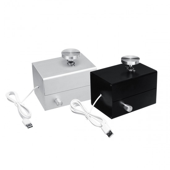 5V USB Aluminum Alloy Fingertip Mini Pottery Wheel Ceramic Machine 4.5cm Turntable Knob Stepless Speed Change