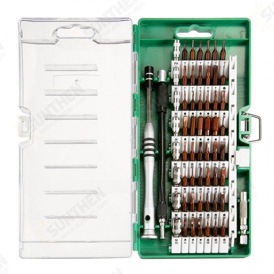 60 in 1 Precision Screwdrivers Set S2 Alloy Steel Magnetic Bits Professional Electronics Repair Tool Kit For Watch Phone Toy Computer