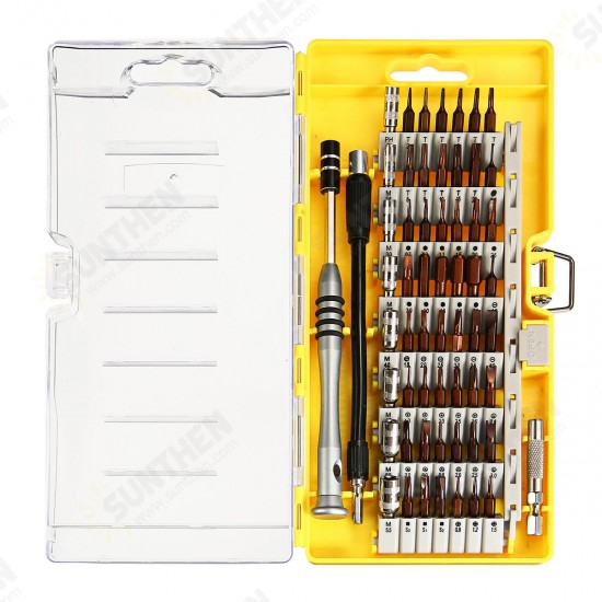 60 in 1 Precision Screwdrivers Set S2 Alloy Steel Magnetic Bits Professional Electronics Repair Tool Kit For Watch Phone Toy Computer