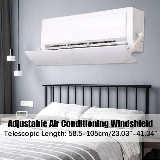 Adjustable Air Conditioner Wind Shield Air Conditioning Baffle Windshield Home Cooler Windproof