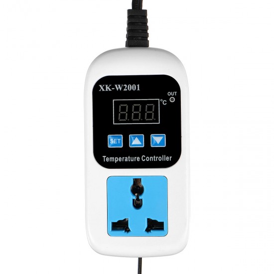 Adjustable Temperature Controller 1M/2M/5M Length Probe 110-220V Digital Display AU Socket